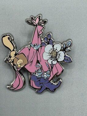 Loungefly Disney Sleeping Beauty Floral Blind Pin WOODLAND CREATURES New